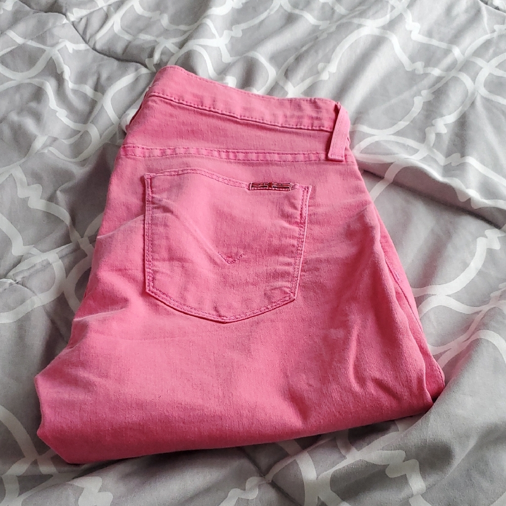 Hudson Women's Pink Skinny Jeans 27